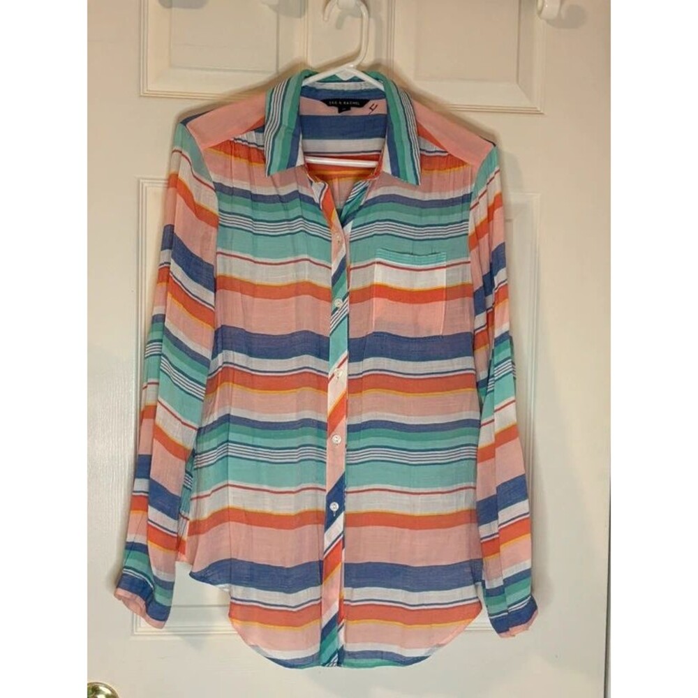 Zac And Rachel Lightweight Button Down Shirt Size M